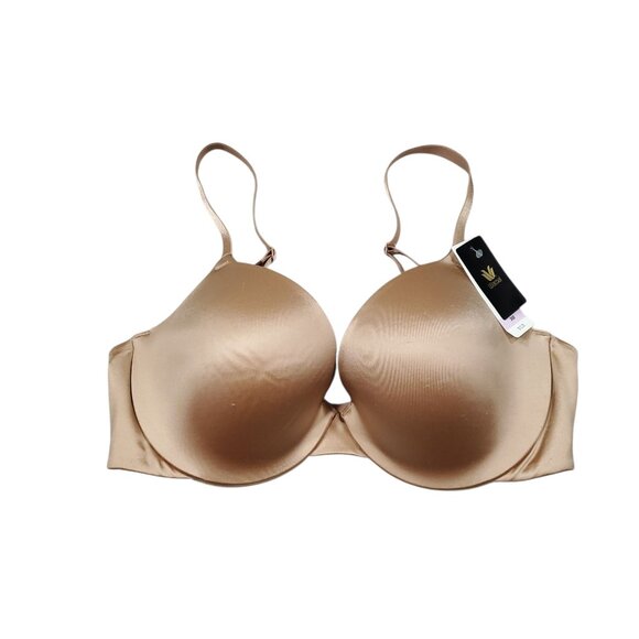 Wacoal Inner Sheen Contour T-Shirt Bra 853397 Beige Roebuck Underwire Size 36D - Picture 1 of 10